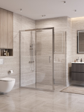 Душевой уголок BelBagno UNO-195 UNO-195-AH-1-110/100-C-Cr