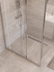Фото Душевой уголок BelBagno UNO-195 110x100 UNO-195-AH-1-110/100-C-Cr стекло прозрачное, профиль хром 3