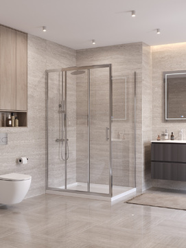 Душевой уголок BelBagno UNO-195 UNO-195-AHF-31-110/100-C-Cr