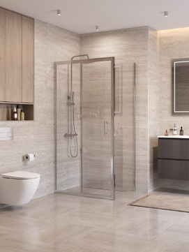 Душевой уголок BelBagno UNO-195 UNO-195-AH-1-110/80-C-Cr