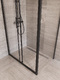 Фото Душевой уголок BelBagno UNO-195 110x80 UNO-195-AH-1-110/80-C-NERO стекло прозрачное, профиль черный 3