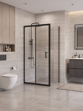 Душевой уголок BelBagno UNO-195 UNO-195-AH-1-110/90-C-NERO