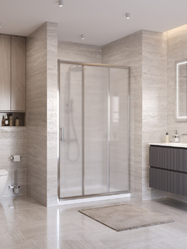 Душевая дверь в нишу BelBagno UNO-195 UNO-195-BF-3-120-P-Cr