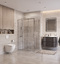 Фото Душевой уголок BelBagno UNO-195 120x80 UNO-195-AHF-31-120/80-C-Cr стекло прозрачное, профиль хром 3