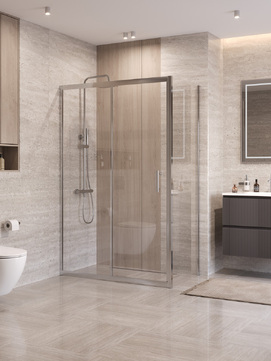 Душевой уголок BelBagno UNO-195 UNO-195-AH-1-130/70-C-Cr