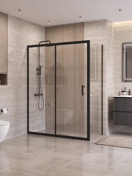 Душевой уголок BelBagno UNO-195 UNO-195-AH-1-140/70-C-NERO