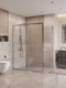 Фото Душевой уголок BelBagno UNO-195 150x100 UNO-195-AH-1-150/100-C-Cr стекло прозрачное, профиль хром 0