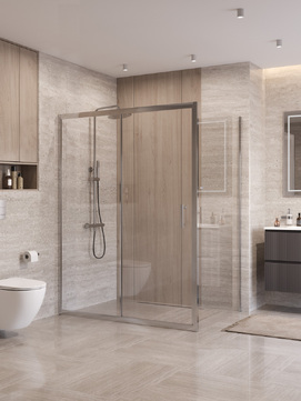 Душевой уголок BelBagno UNO-195 UNO-195-AH-1-160/100-C-Cr