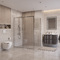Фото Душевой уголок BelBagno UNO-195 160x100 UNO-195-AH-1-160/100-C-Cr стекло прозрачное, профиль хром 3
