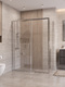 Фото Душевой уголок BelBagno UNO-195 160x70 UNO-195-AH-1-160/70-C-Cr стекло прозрачное, профиль хром 2