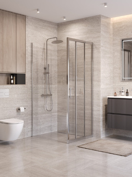 Душевой уголок BelBagno UNO-195 UNO-195-AHF-31-80/100-C-Cr