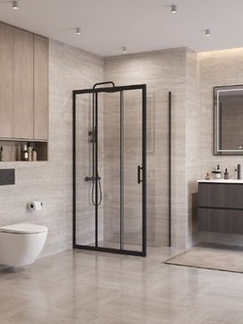 Душевой уголок BelBagno UNO-195 UNO-195-AF-31-90-C-NERO