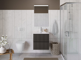 Мебель для ванной комнаты BelBagno Uno UNO-600-2C-SO-GSO
