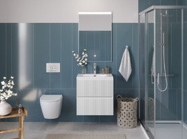 Мебель для ванной комнаты BelBagno UNO 70 см подвесная, bianco opaco