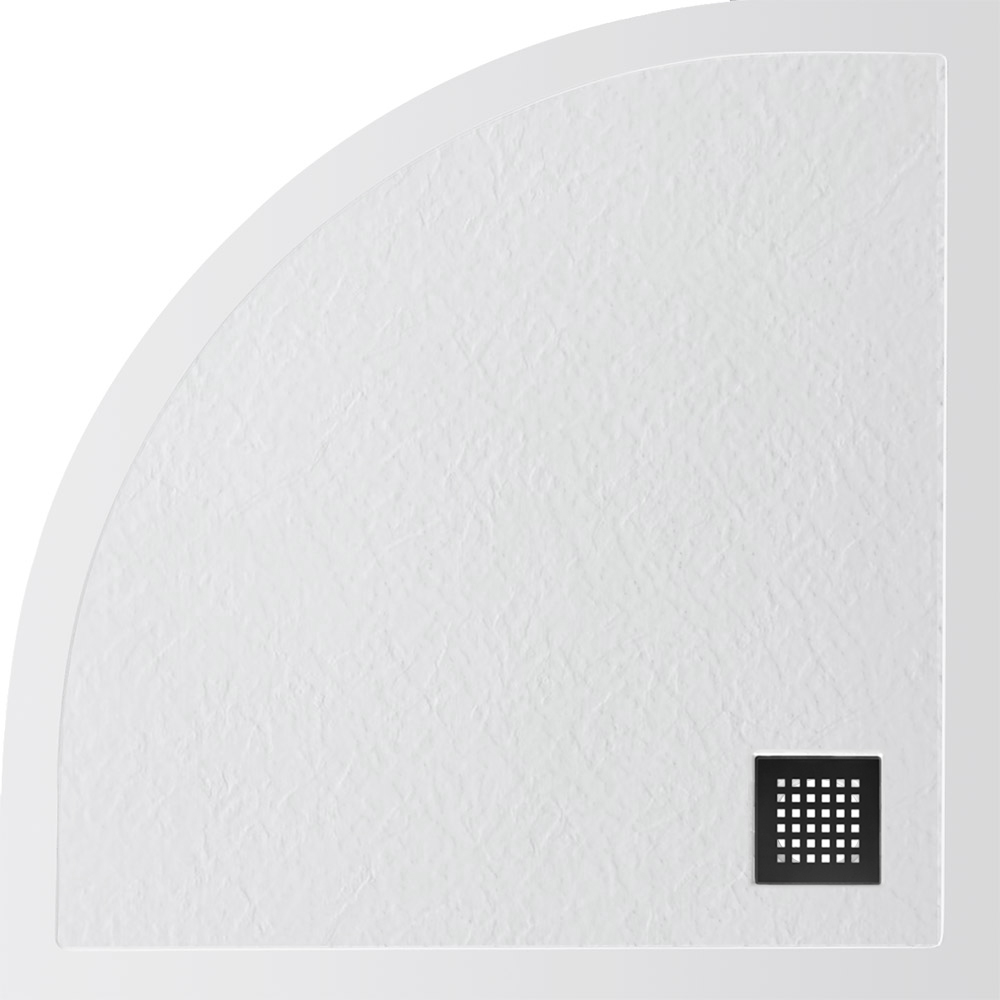 Душевой поддон из искусственного камня BelBagno UNO 80x80 TRAY-MR-UNO-R-80-550-35-W-NO с сифоном белый 20475₽