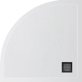 Душевой поддон из искусственного камня BelBagno Uno TRAY-MR-UNO-R-80-550-35-W-NO