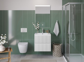 Мебель для ванной комнаты BelBagno Uno-Mini UNO-MINI-600-2C-SO-BO