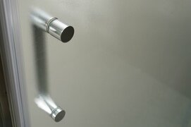Фото Душевой уголок BelBagno Unique 100x100 UNIQUE-A-2-85/100-P-Cr стекло рифленое, профиль хром, без поддона