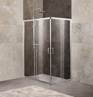 Душевой угол BelBagno Unique 115x90 UNIQUE-AH-2-100/115-75/90-C-Cr стекло прозрачное, профиль хром, без поддона