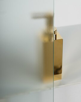 Фото Душевой уголок BelBagno Unique 90x90 UNIQUE-A-2-75/90-P-Cr стекло рифленое, профиль хром, без поддона