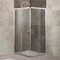Фото Душевой уголок BelBagno Unique 90x90 UNIQUE-A-2-75/90-P-Cr стекло рифленое, профиль хром, без поддона 0