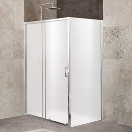 Душевой уголок 135x90 BelBagno Unique UNIQUE-AH-1-120/135-90-M-Cr