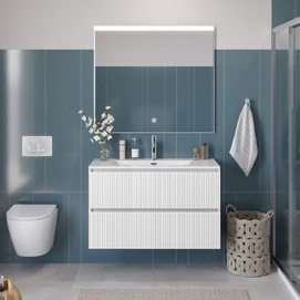 Мебель для ванной комнаты BelBagno Uno UNO-1000-2C-SO-BO