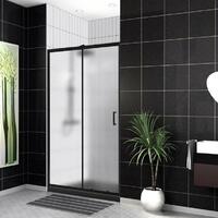 Душевые двери BelBagno Uno-195 120х195 UNO-195-BF-1-120-P-NERO стекло текстурное, профиль черный