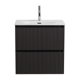 Мебель для ванной комнаты BelBagno Uno-Mini 50 см подвесная, темно-серая матовая