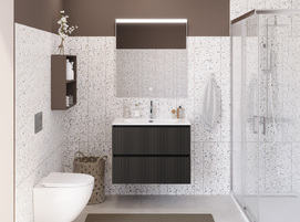 Мебель для ванной комнаты BelBagno Uno-Mini UNO-MINI-800-2C-SO-GSO
