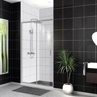 Душевые двери BelBagno Uno UNO-BF-1-150-C-Cr стекло прозрачное, профиль хром