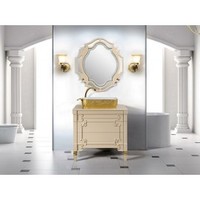 Мебель для ванной Belux Кастилия Н 100-02 бежевый с золотом