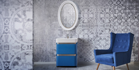 Мебель для ванной Belux Олимпия Н 60-02 (126) синий