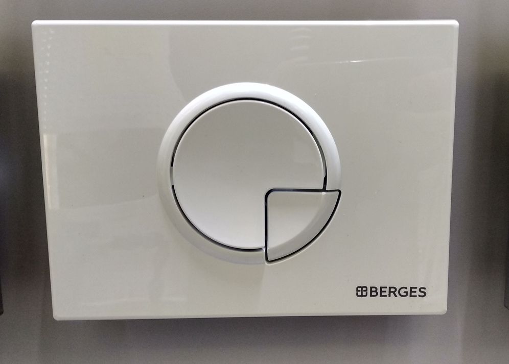 Кнопка для инсталляции Berges 040021, цвет белый - фото 2