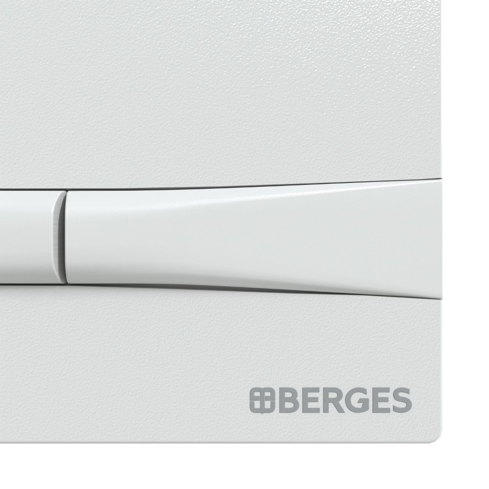 Кнопка для инсталляции Berges Novum 040051, цвет белый - фото 1