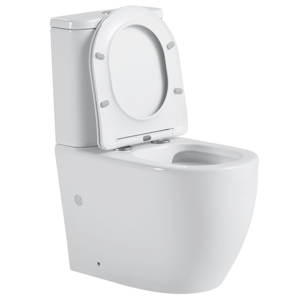 Унитаз-компакт BlackWhite 36 см W-7789 сиденье Soft-Close белый 30150₽