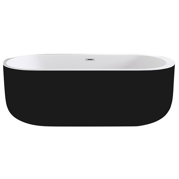 Ванна акриловая Black&White SB109 Black черная, размер 170x80, цвет черный