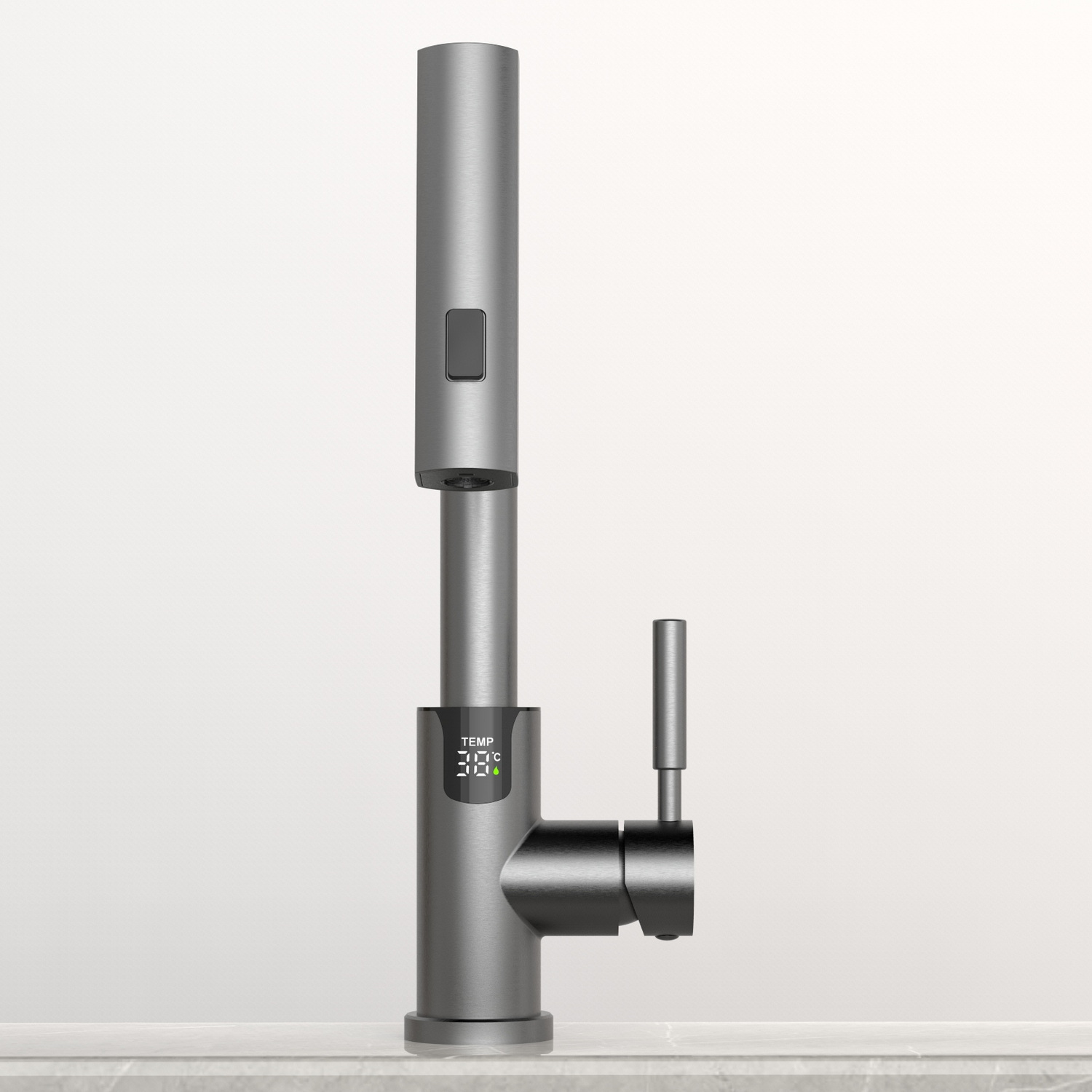 Смеситель для раковины BlackWhite SD3028GM оружейная сталь 13050₽