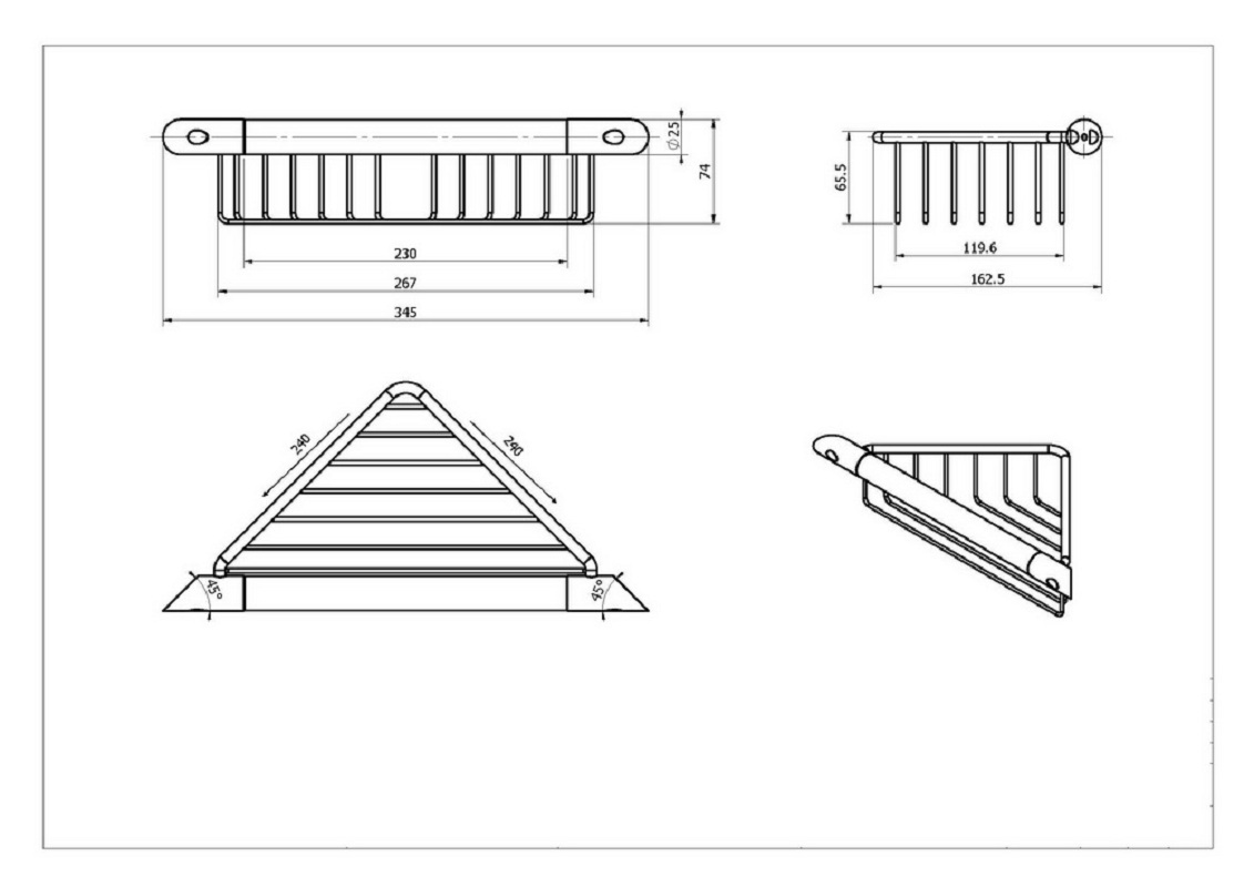 Поручень BlackWhite SN-2155 9000₽