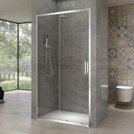 Душевая дверь в нишу Black&White Stellar Wind SX715 1400-1500х1950