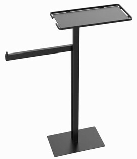 Стойка напольная с полкой и полотенцедержателем Boheme  10952-B