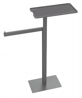 Стойка напольная с полкой и полотенцедержателем Boheme  10952-GM