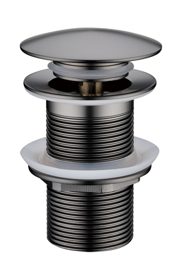 Донный клапан Boheme 612/2-GM с переливом, серый