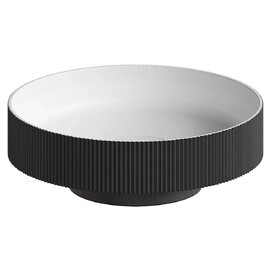 Раковина накладная Boheme Corian 40 см 801-A Antracit