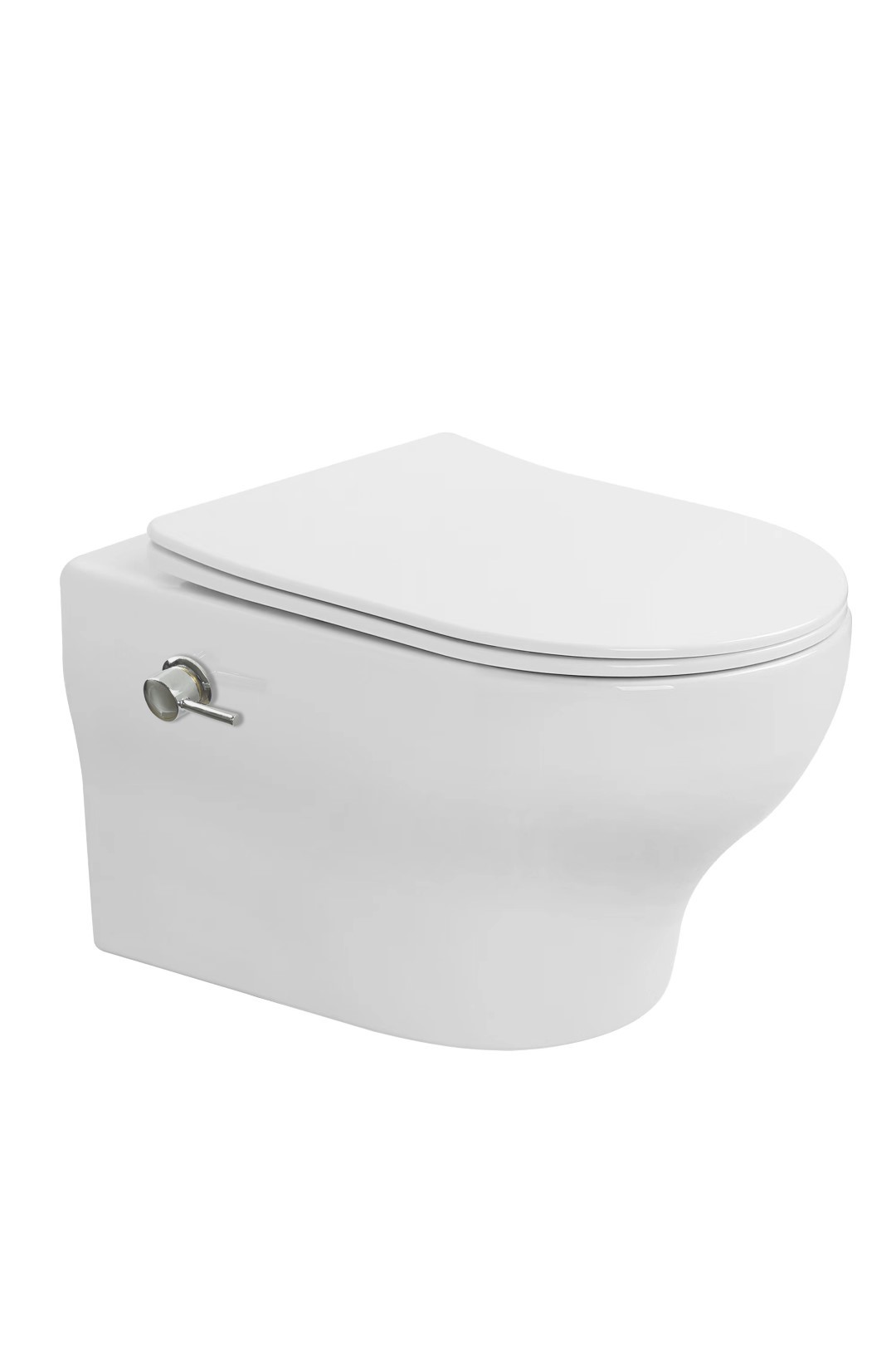 Унитаз подвесной с функцией биде Boheme FIORE 978-SET-2-W белый с крышкой микролифт 34199₽