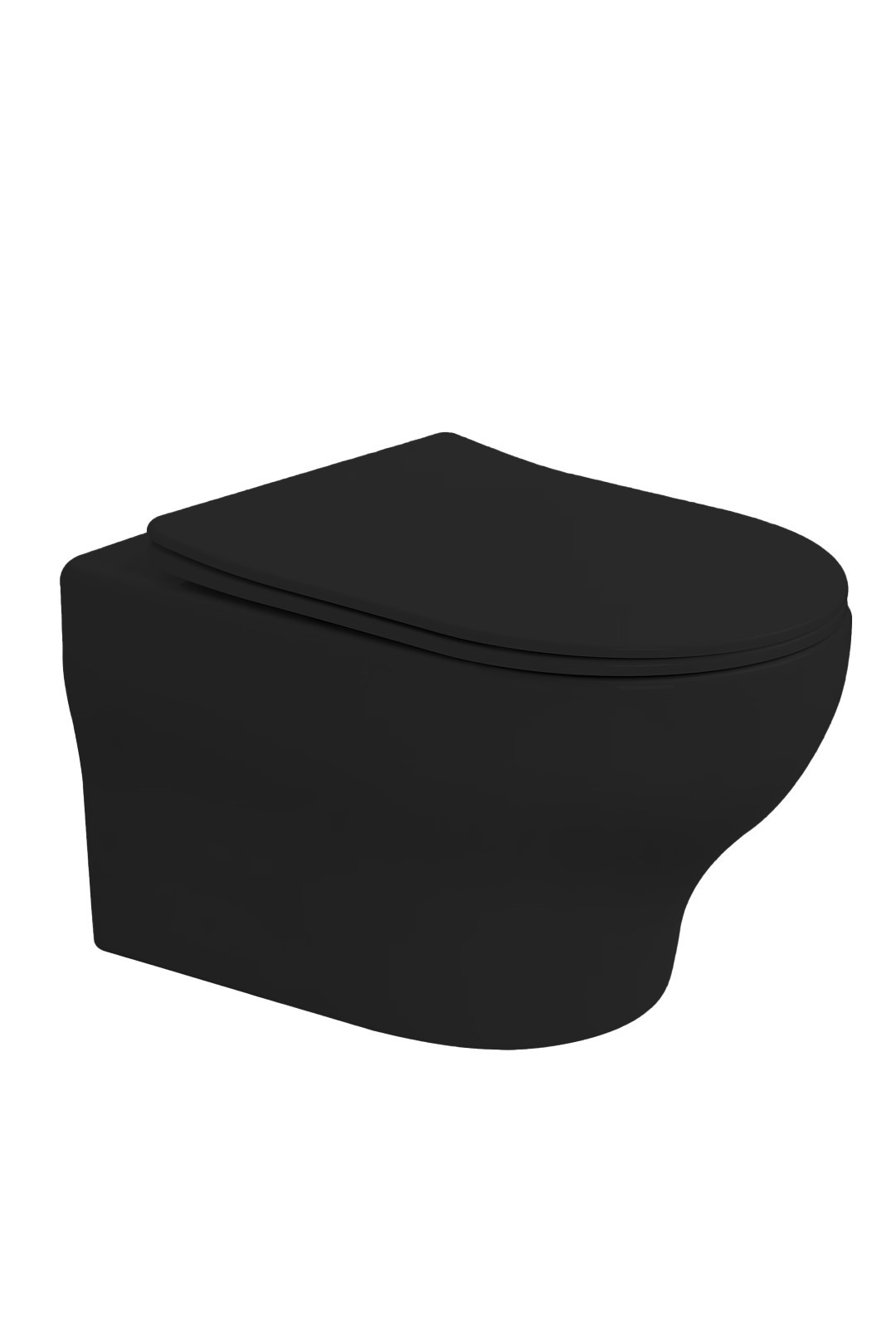 Унитаз подвесной Boheme FIORE 978-SET-B черный с крышкой микролифт 44080₽