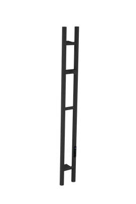 Полотенцесушитель электрический Boheme 729-B 2-трубы круглый черный (BLACK)