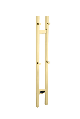 Полотенцесушитель электрический Boheme Duo 728-G 2-трубы квадратный золото (GOLD)