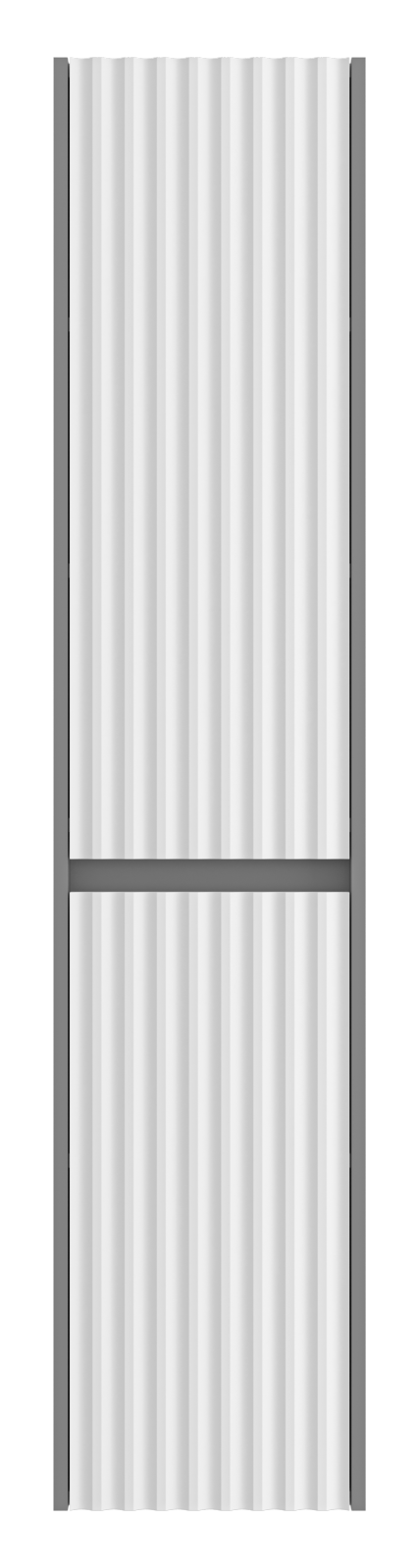 Пенал Brevita Balaton 35 см BAL-05035-48-2Л подвесной левый белый серый 36050₽