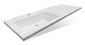 Фото Раковина мебельная Brevita Даллас 120 см ФР-00001528 белая, левая
